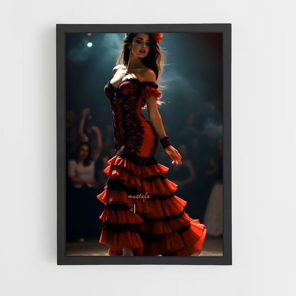 Poster Latin de dance latines – affiche Danse (vue 2)